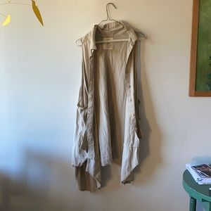 State the Label Linen Burlap Smock